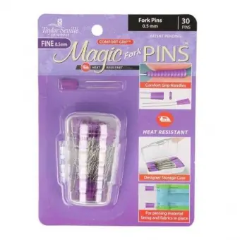 Rabatt Magic Fork Pins – Feine Gabelnadeln 0,5mm x 45mm – Taylor Seville Gabelstecknadeln 30 ST „Fine“