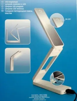 PRYM LED Klappleuchte . USB & Adapter – Tragbare Tageslichtleuchte Kracherpreis