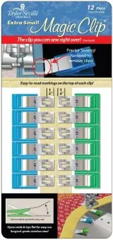 Small Magic Clip – Taylor Seville 12 kleine Stoffklammern Top-Qualität