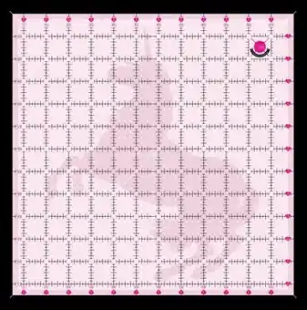 Preiswert 12 1/2″ Tula Pink Einhorn Lineal- Original Tula Pink Hardware – 12 Square Templates Rulers with Unicorn