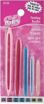 Garantierte Lieferung Bunte Wollnadeln / Schnell-Vernähnadeln mit Doppelspitze – Susan Bates Finishing Needles Schnellvernähnadeln