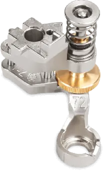 #72S Verstellbarer Rulerfuss mit Schlitz – BERNINA Quiltfuß mit offener Sohle zum Absteppen & Freihandquilten Kostenloser Versand