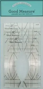 Every Leaf 4er Quiltlineal-Set No.1 – Good Measure Longarm Quilting Template – Rulerwork Maschinenquiltlineal von Amanda Murphy Preisknaller