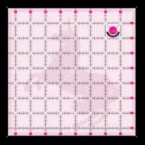 8 1/2" Tula Pink Einhorn Lineal- Original Tula Pink Hardware - 12 Square Templates Rulers with Unicorn Handgefertigt