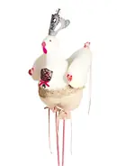 Kostenfreie Lieferung Krönchen-Applikation z.B. für Tilda Hühner u.ä.