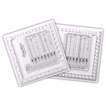 Garantierte Lieferung Nadelmaß & Zählrahmen mit Umrechnungstabelle für Nadelstärken & Fadenstärken – ChiaoGoo