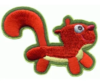 Gratis Versand Lustiges Manga Eichhörnchen Bügelapplikationen