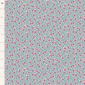 Bestseller Bellflower Blue – Tildas Wallflower Blümchenstoffe – Original skandinavischer Tildastoff