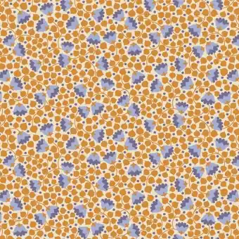 Bellflower Mustard – Tildas Wallflower Blümchenstoffe – Original skandinavischer Tildastoff Gratis Versand