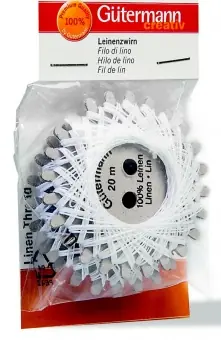 Sternchenzwirn / Leinengarn – 2x 20m – Gütermann Sale