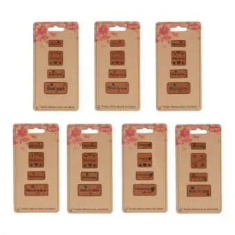 Verschiedene Motive Kunstlederlabels – Handmade Annäher – „Handgemacht“-Anhänger – Kostenfreie Lieferung