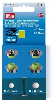 Gratis Versand Werkzeug-Set für Hohlnieten Ø 7,5 mm & 9mm – PRYM Vario Creative Tool Zubehör