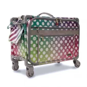 Angebot Limited Edition Tutto Nähmaschinentrolley & Kurstasche – Original Tula Pink Hardware – Tula Pink Large Tutto Trolley