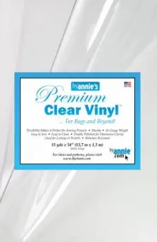 Quilter’s Vinyl – Clear Vinyl 16 Gauge – by Annie’s – Klarsicht / Durchsichtig – METERWARE Nur Für Kurze Zeit
