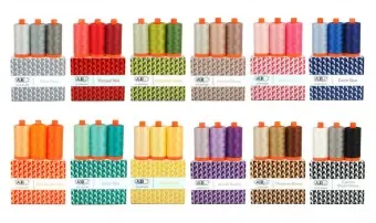 Handgefertigt Aurifil Color Builders – Bella Italia Aurifil 50 wt. Garnsortimente – EINZELBOXEN