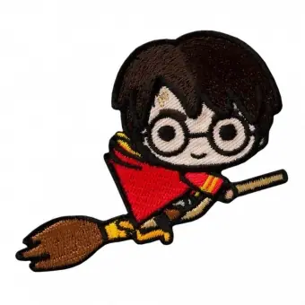 Harry Potter Bügelapplikationen „Kawaii Characters“ – Original Wizarding World J.K. Rowling’s Collection Lizenz – Aufbügelbare Iron On Patches Finale Aktion