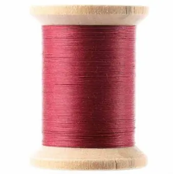 Yli Quilting Red / Rot – Gewachstes Handquiltgarn – 500 yards / 455m – Cotton Hand Quilting Thread 3-Ply Extra Long Staple Egyptian Cotton Bestseller