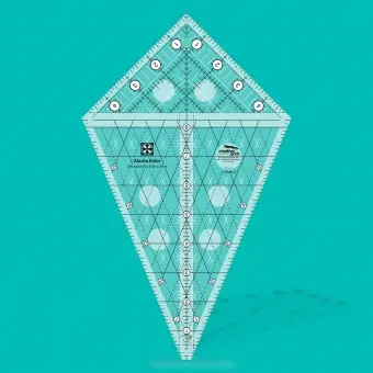 Garantierte Lieferung Creative Grids Alaska Ruler Multi Tool – 45° Patchworkblock Schablone – 45 Grad Patchworklineal