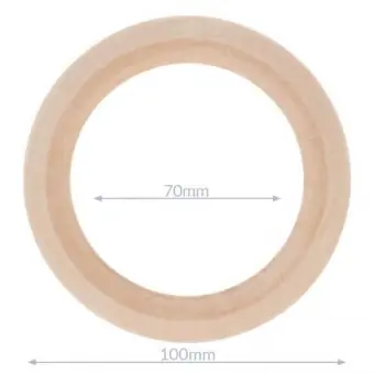 Online Kaufen Holzring für Babyspielzeuge – 10cm / 100mm Durchmesser – Beißring / Rasselring / Greifring