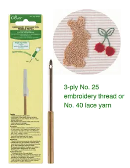 Dreifädige Ersatznadel für Zierstichnadel – Clover Wochenendangebot