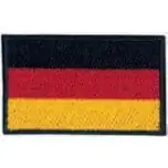 Sonderangebot Deutschland-Flagge – Bügelapplikation Germany – Milward Flag Collection