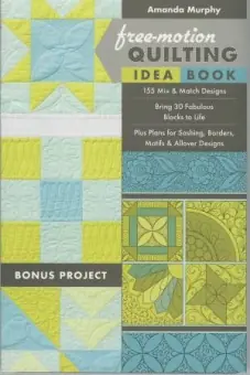 Super-Preis Free-Motion Quilting Idea Book by Amanda Murphy Quiltbuch