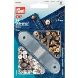 Ausverkauf 9mm Nieten – Diverse Farben – PRYM Messing-Nieten für Creative Vario Tool