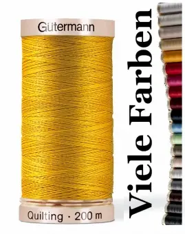 Expressversand Quilting Handfaden No. 39/3 200 m – Premium Handquiltgarn – Gütermann