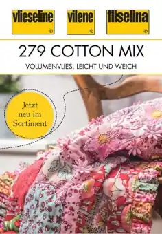 279 Cotton Mix 80/20 Vlies – SB-Packung 220x270cm Überbreite – Freudenberg – NATUR Abverkauf