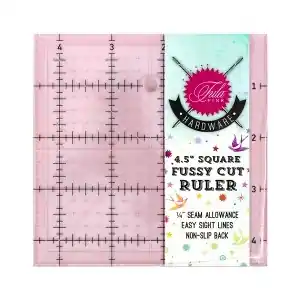 Kostenloser Rückversand 4 1/2″ Tula Pink Einhorn Lineal- Original Tula Pink Hardware – Square Templates Ruler with Unicorn