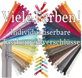 Kracherpreis Endlosreißverschlüsse – VIELE FARBEN – Robuste Taschenreißverschlüsse by Annie’s