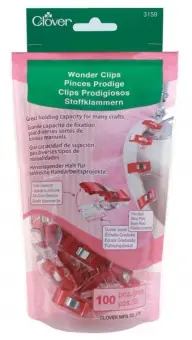 Neue Kollektion Clover Wonder Clips Stoffklammern – 100er Packung