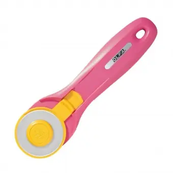 Markenware PINKER Rollschneider! Olfa Splash 45mm Maxi Easy Limited Edition Stoffrollschneider