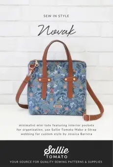 Novak Taschenschnittmuster – Sallie Tomato x Tula Pink Hardware Begrenztes Angebot
