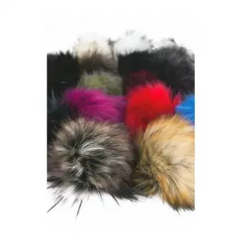 VIELE FARBEN! Kunstfell Webpelz PomPom – Pelzbommel, Mützenbommel Nur Heute