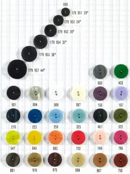 44mm Standardknopf – VIELE FARBEN – Große Standardknöpfe Neu Im Sortiment