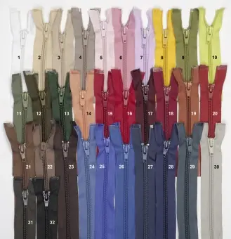 Großhandel 85cm Teilbare Reißverschlüsse – Viele Farben – Günstiger Teilbarer Reißverschluss