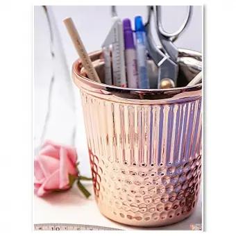 Super-Preis Rosé-Goldener Fingerhut Utensilo – LIMITED EDITION – Rosegold Thimble Becher