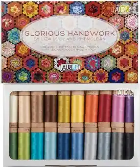 Glorious Handwork Garnkollektion Aurifil 80wt Mako Cotton Baumwollgarn – Kaffe Fassett Collective Thread Collection by Liza Lucy & Kim McLean Kracherpreis