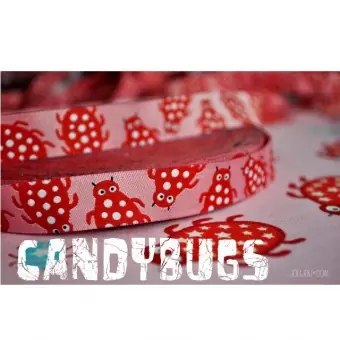 Jetzt Bestellen Candybugs Marienkäfer auf Rosa – Joliyou / Farbenmix Webband