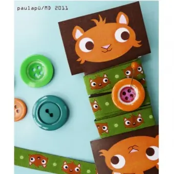 Eichkatz / Eichhörnchen – Paulapü / Farbenmix Webband Echt