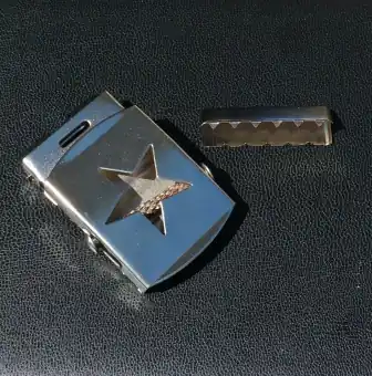 30mm Endstück-Klammern / Gürtelenden /- Silberne Abschlusstücke für Gurtbänder Expressversand