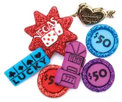 Zertifiziert Knopfset Las Vegas Buttons – Städtereise