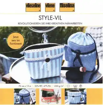 Style-Vil Schaumstoff Einlage – Stabilisierendes Taschenvlies – METERWARE Limited Edition