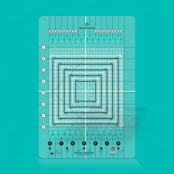 Squared Quarters Mini Streifen Patchworklineal – Stripology Ruler – Creative Grids Non Slip Ruler Wochenendangebot