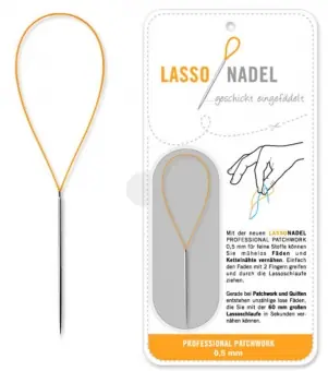 Hochwertig Lassonadel Professional Patchwork 0,5mm – Quilting / Longarm Vernähnadel