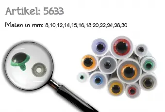 Kostenloser Rückversand GROßE AUSWAHL! Sicherheitsaugen / Tieraugen / Augenknöpfe – VIELE FARBEN!