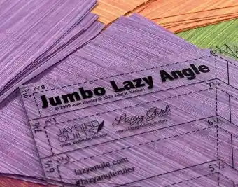 Nur Heute Jumbo Lazy Angle Speziallineal – Joan Hawley & Julie Herman – Lazy Girl Designs & Jaybird Quilts