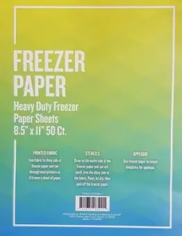 Mengenrabatt 50 Blatt Quilter’s Freezer Paper Sheets – Heavy Weight Druckerblätter – Central & Main