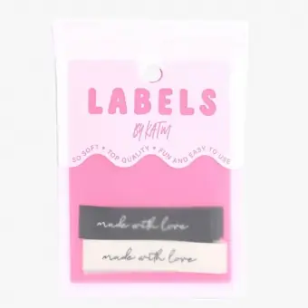 made with love – KATM Webetiketten – Premium Woven Labels – Kylie and the Machine Meistverkauft